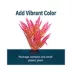 GloFish® Artificial Orange & Pink Leaf Plant image thumbnail 3