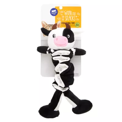 Product Whisker City® Treat Dispensing Kicker Cat Toy Cow
