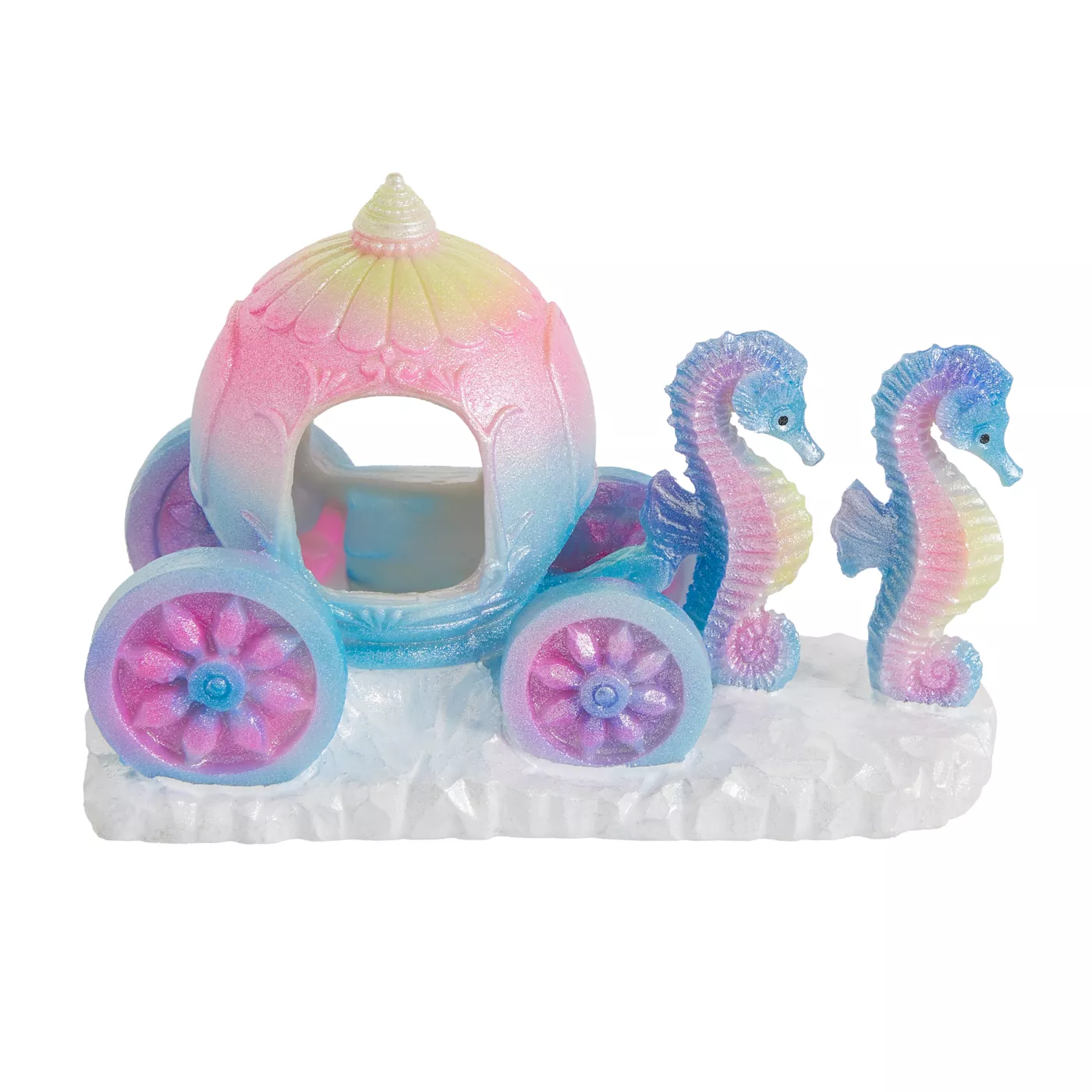 Product Top Fin® Seahorse & Carriage Aquarium Ornament