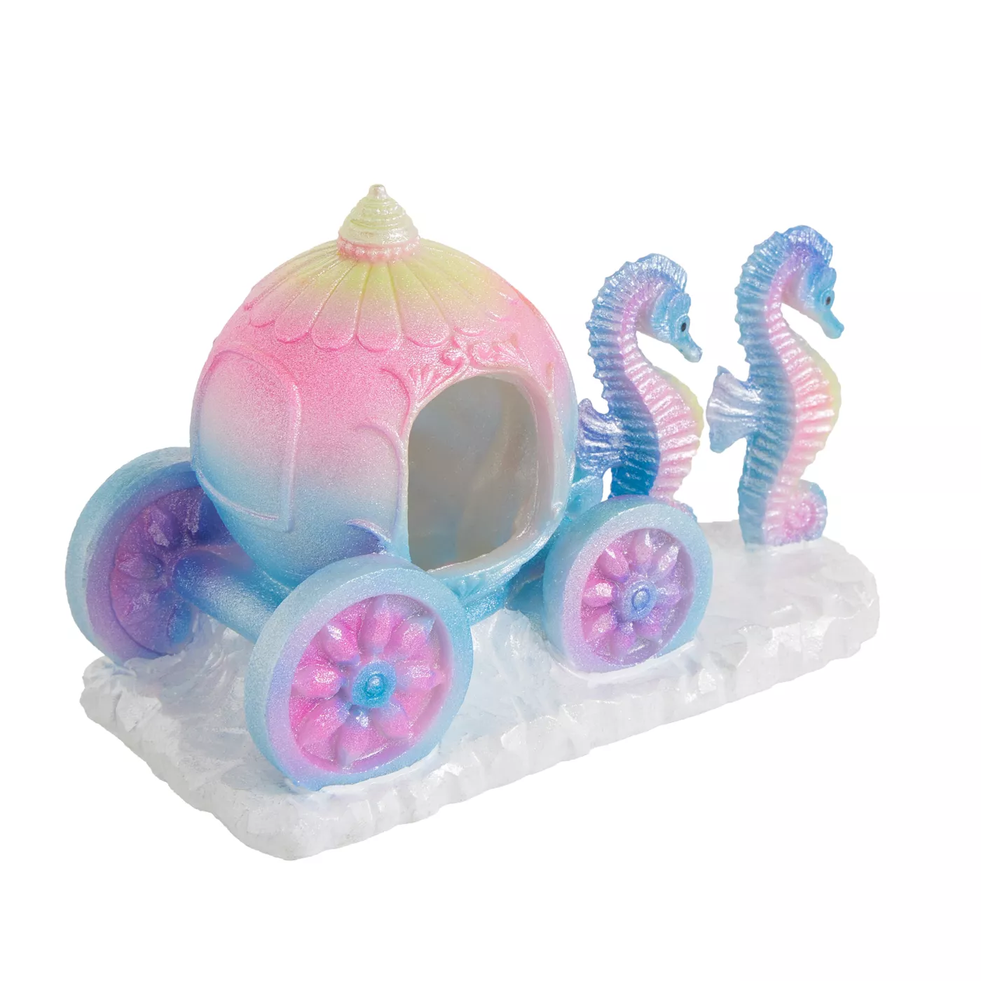 Product Top Fin® Seahorse & Carriage Aquarium Ornament