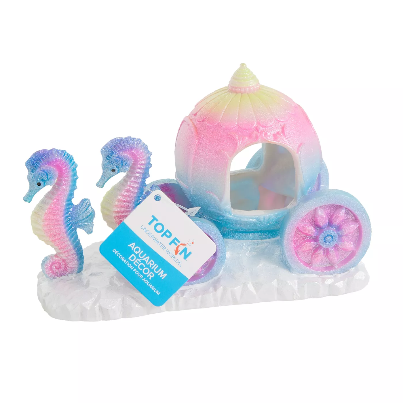 Product Top Fin® Seahorse & Carriage Aquarium Ornament