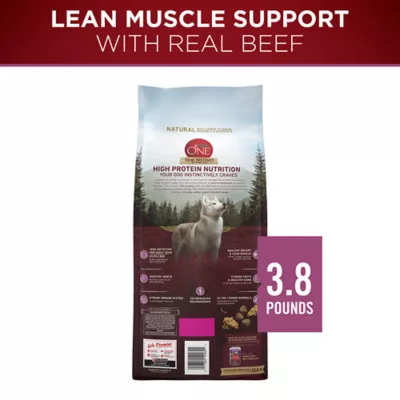 Product Purina ONE True Instinct Lean Muscle Support Real Beef Natural Adult Dry Dog Food 3.8 lbs