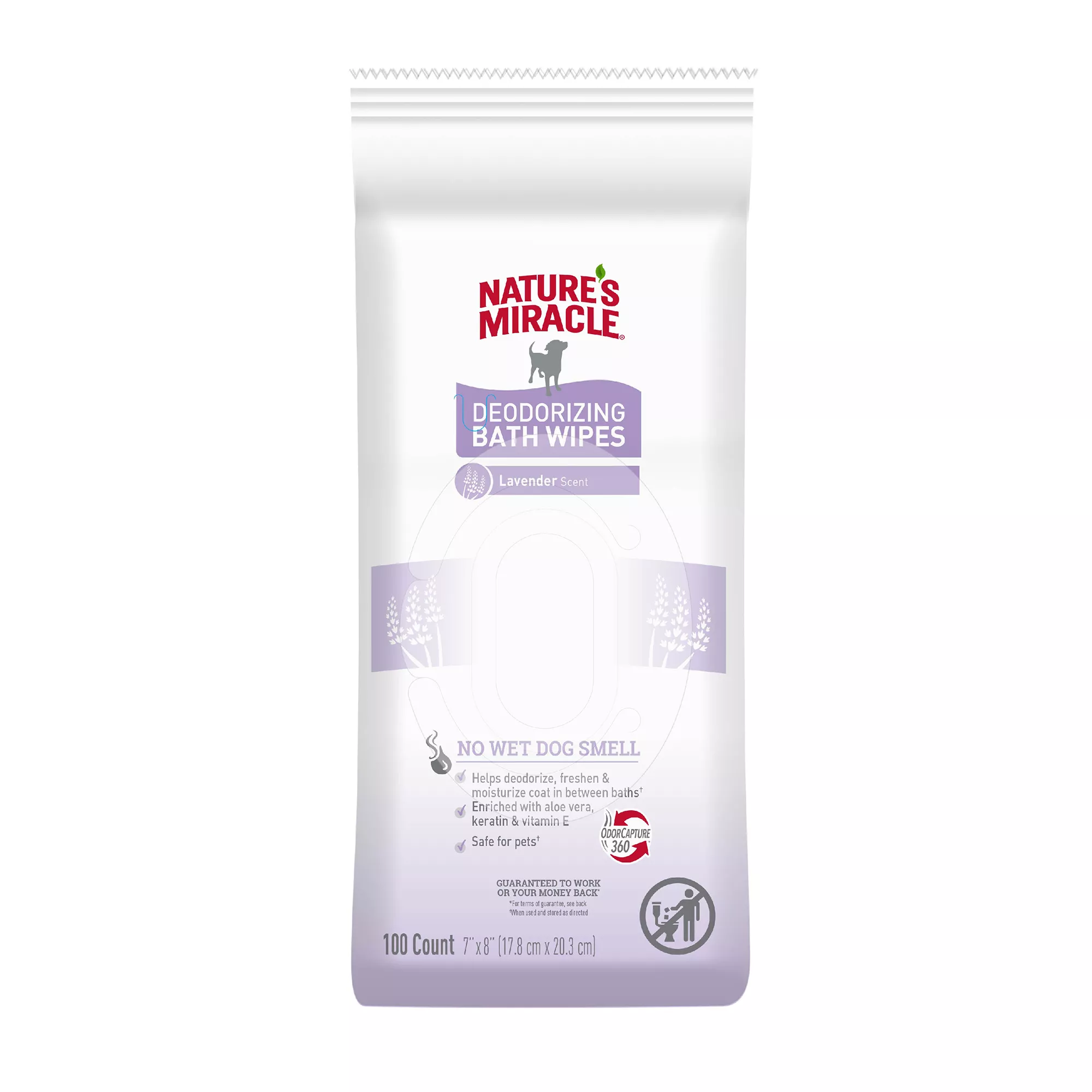 Nature's Miracle Deodorizing Bath Wipes