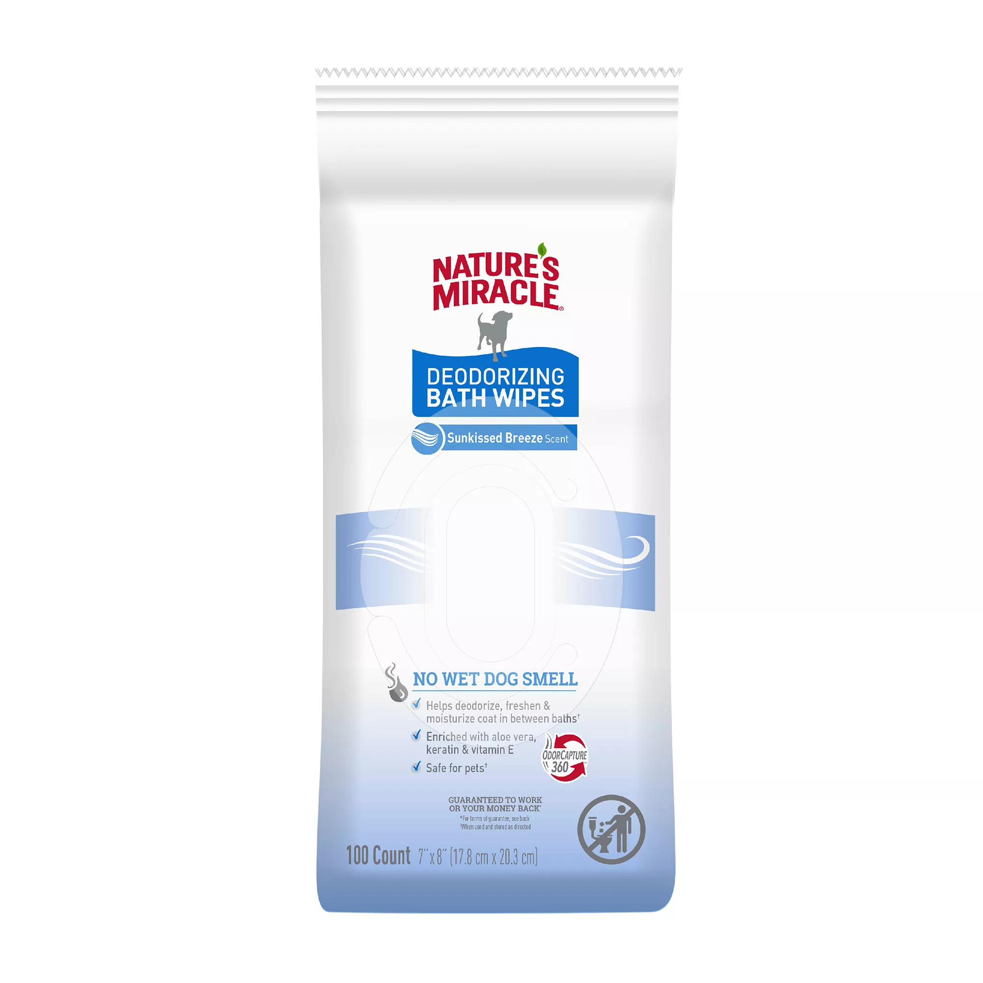 Nature's Miracle Deodorizing Bath Wipes