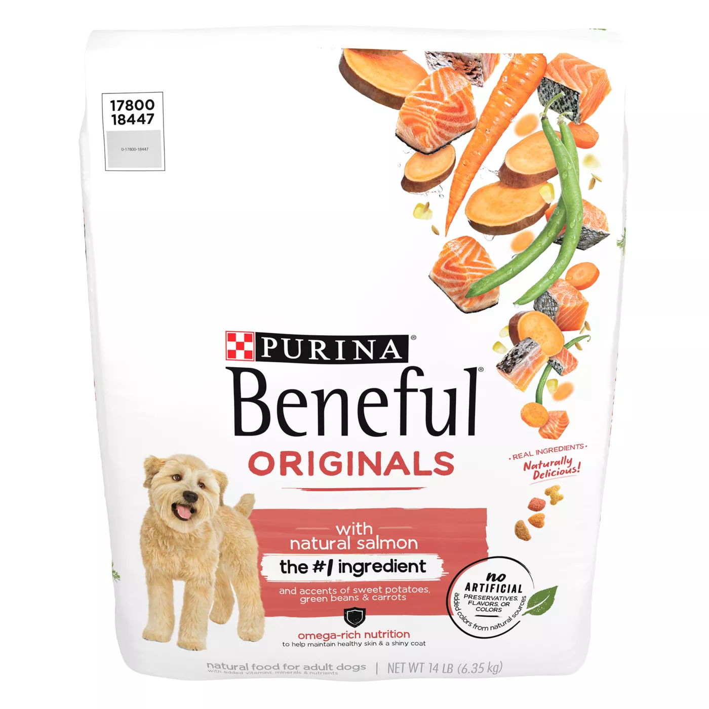 Beneful Originals Natural Salmon Adult Dry Dog Food 14 lbs