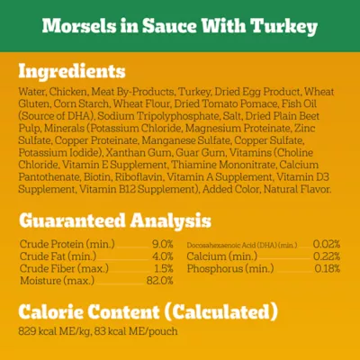 Product Pedigree Puppy Chicken, Beef, & Turkey Variety Pack 18 CT 63 OZ