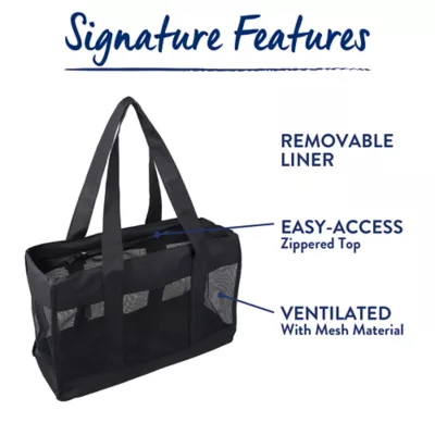 Top Paw® Soft-Sided Pet Tote - Small Pet Carrier for Dogs and Catsup tp 11 lbs - Image 4