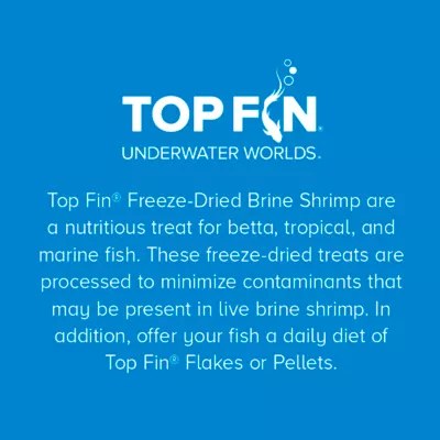 Top Fin® Freeze-Dried Brine Shrimp Fish Food - Fish Food Treat - 0.67 oz - Image 5
