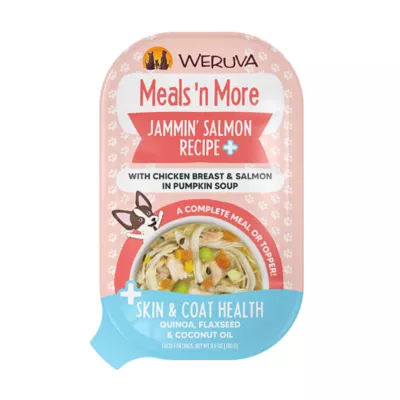 Product Weruva Dog Meals 'n More Adult Wet Dog Food - Skin & Coat Health, Shreds in Pumpkin Soup, 3.5 oz
