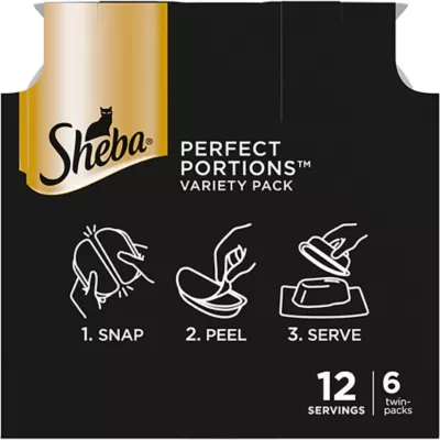 Product Sheba Perfect Portions Adult Cat Wet Food - Cuts in Gravy Variety Pack