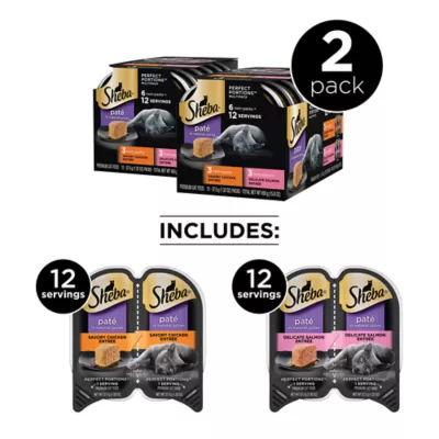Product Sheba Perfect Portions Adult Cat Wet Food - Pate Variety Pack
