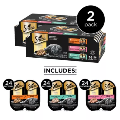 Product Sheba Perfect Portions Adult Cat Wet Food - Cuts in Gravy Variety Pack