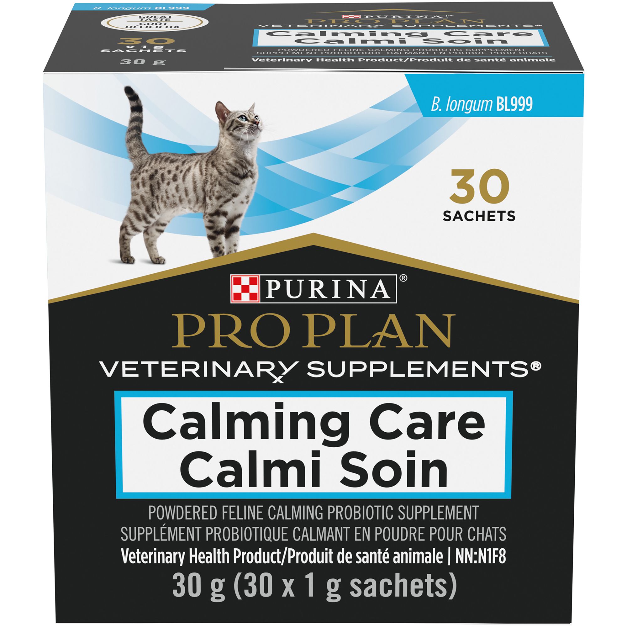 Purina Pro Plan Veterinary Supplements Calming Care Powdered Cat Calming Probiotic 30 g