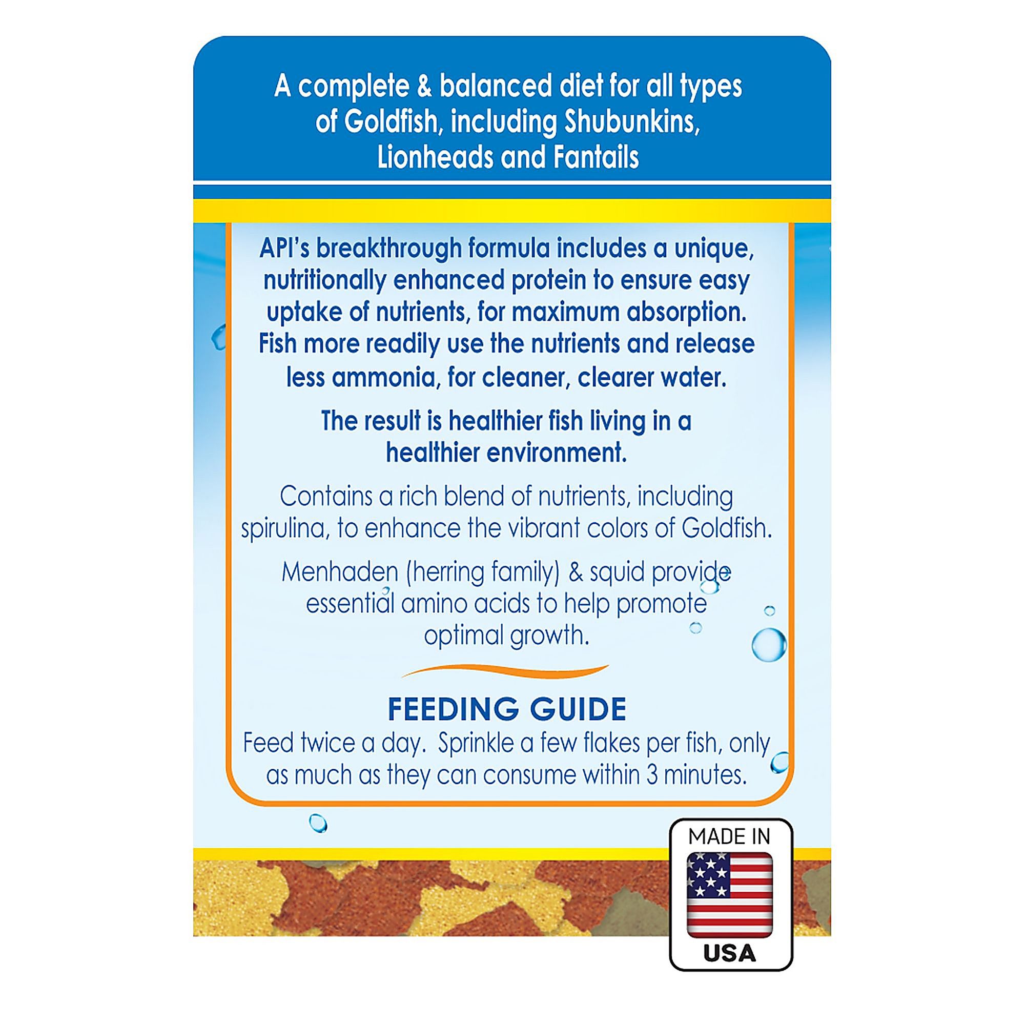 API® Goldfish Flakes Fish Food Complete Diet - thumbnail 2