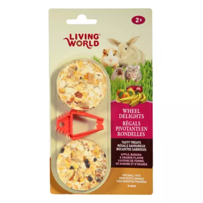 Product Living World Wheel Delights treats - Apple, Banana, Orange