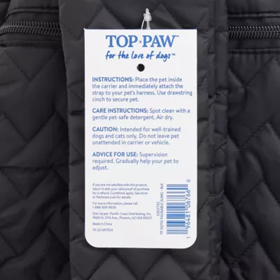 Product Top Paw® Packable Sling Pet Carrier