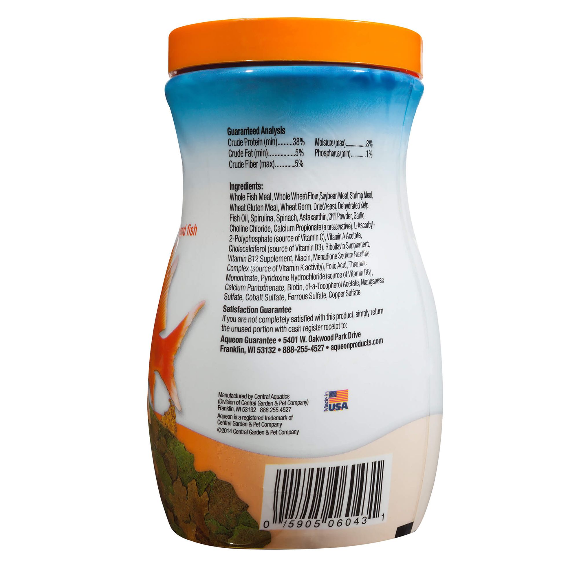 Aqueon Goldfish Flakes Fish Food Complete Diet - thumbnail 3
