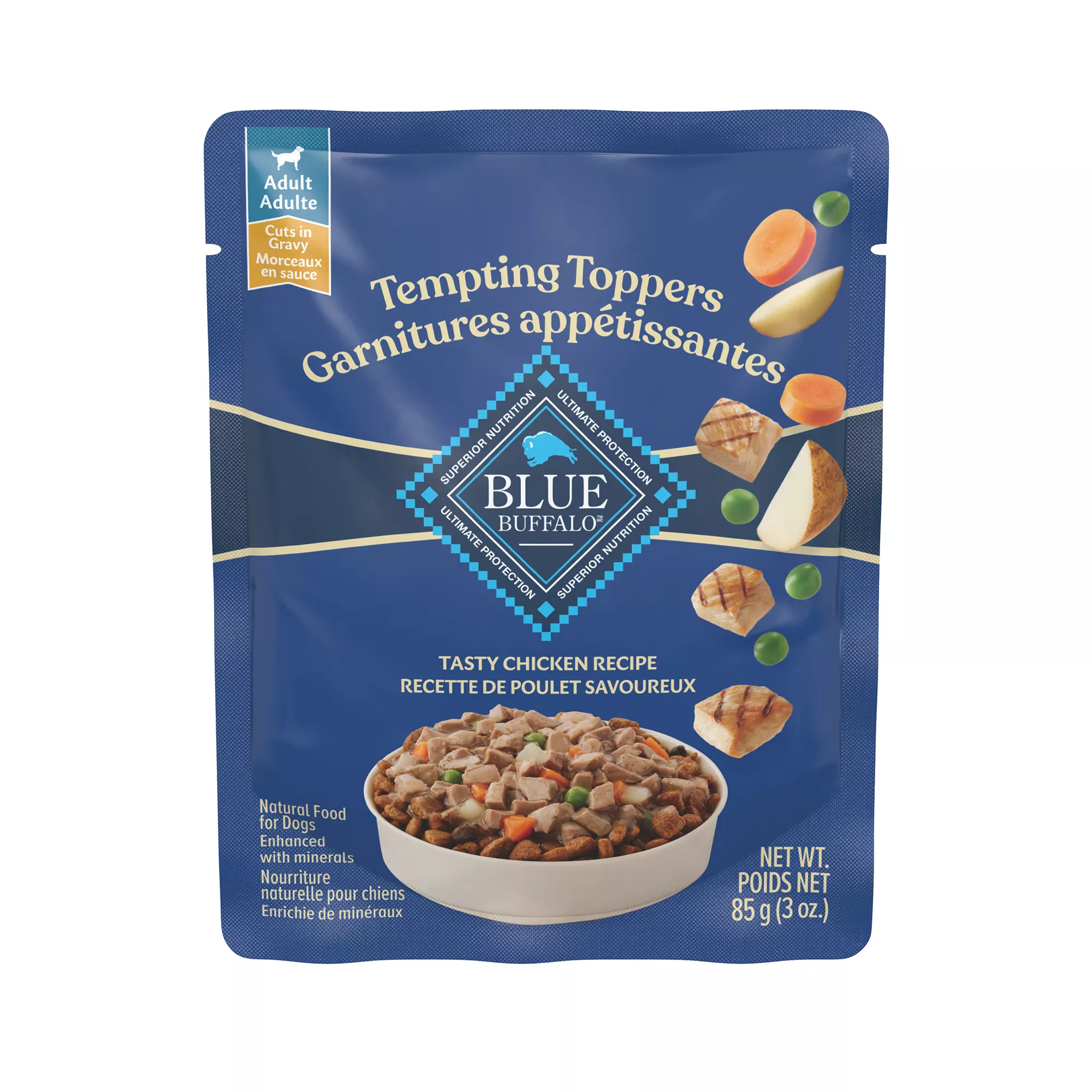 Blue Buffalo Tempting Toppers Adult Dog Food - Chicken