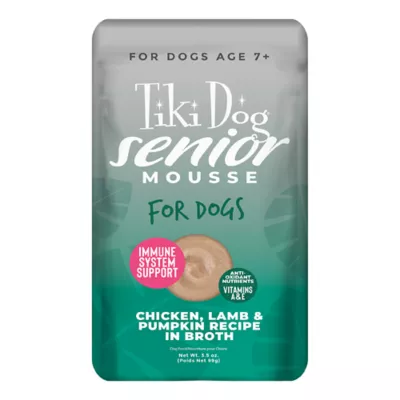 Product Tiki Dog Mousse Senior Wet Dog Food - Chicken, Lamb & Pumpkin