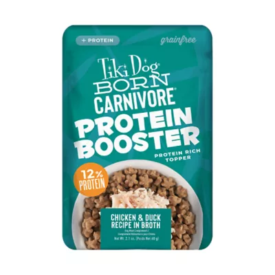 Product Tiki Dog Born Carnivore Protein Boosters Wet Dog Food - Chicken & Duck, 2.1 Oz