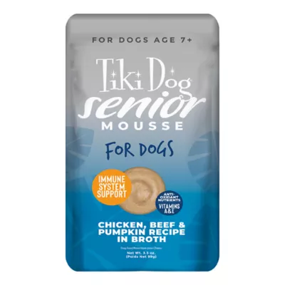 Product Tiki Dog Grain Free Senior Mousse Dog Wet Food - Chicken with Beef & Pumpkin