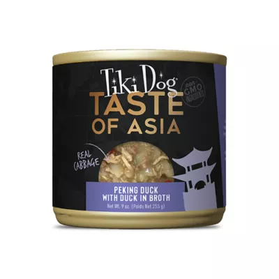 Product Tiki Dog Taste of the World Asia Wet Dog Food - Peking Duck, 9 Oz