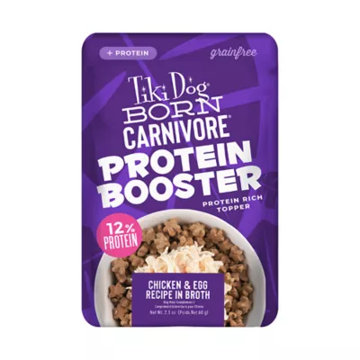 Product Tiki Dog Born Carnivore Protein Boosters Wet Dog Food - Chicken & Egg, 2.1 Oz