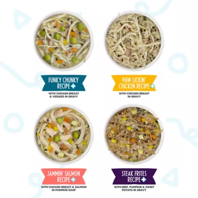 Product Weruva Dog Meals 'n More Adult Wet Dog Food - Skin & Coat, Woof Woof Floof! Variety Pack, 10ct