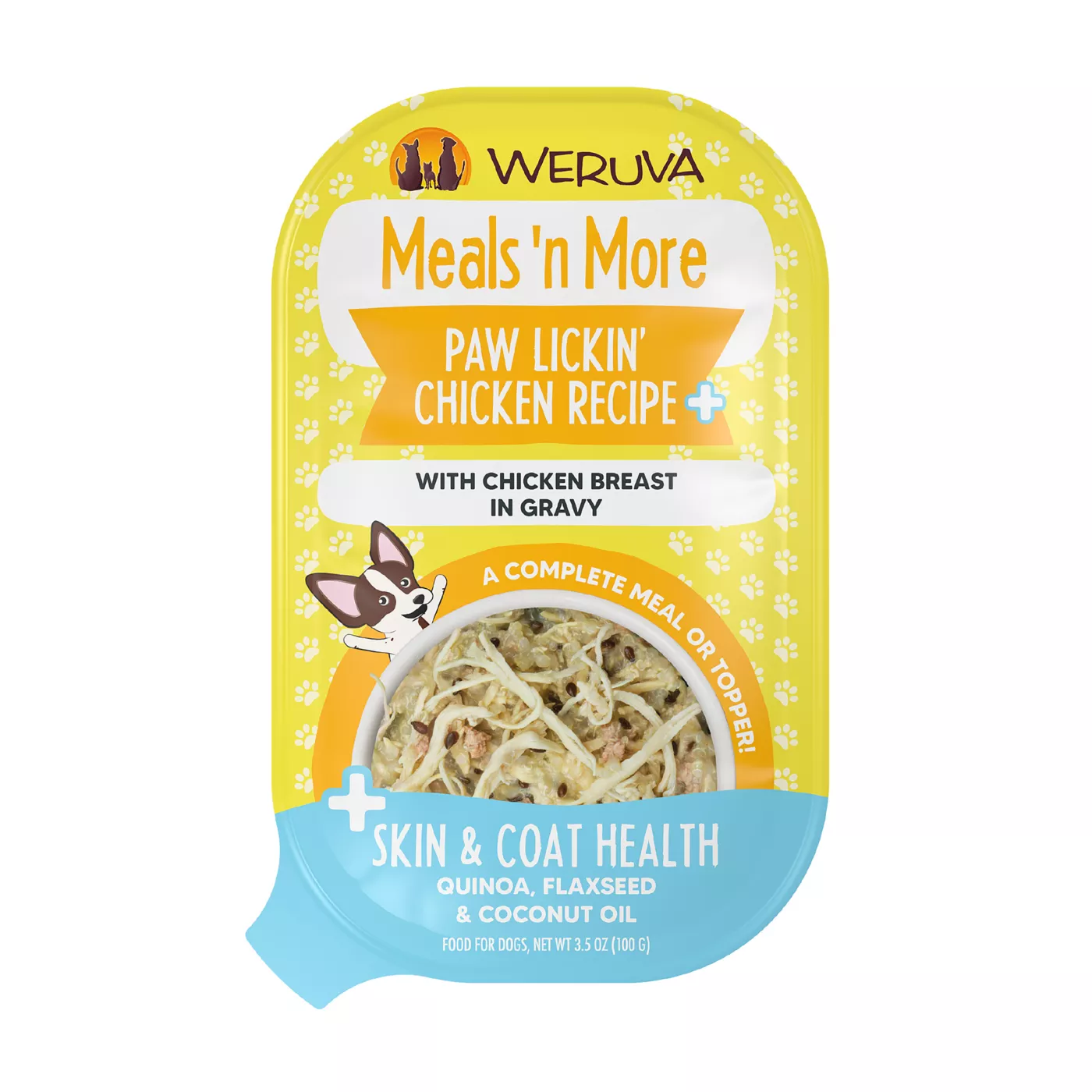 Weruva Meals n More Wet Dog Food 3.75 oz Shreds in Gravy