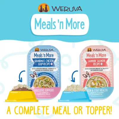 Product Weruva Dog Meals 'n More Adult Wet Dog Food - Skin & Coat Health, Shreds in Gravy, 3.5 oz