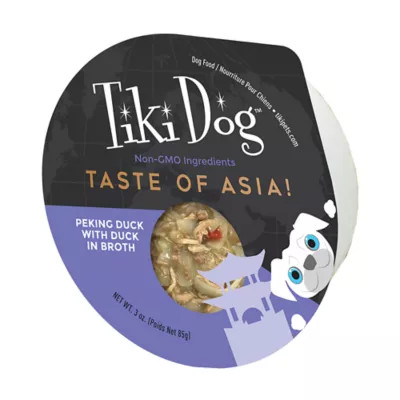 Product Tiki Dog Taste of the World Asia Wet Dog Food - Peking Duck, 3 Oz