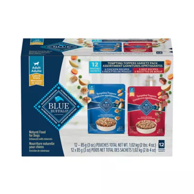 Product Blue Buffalo Tempting Toppers Adult Dog Food - Chicken, Beef