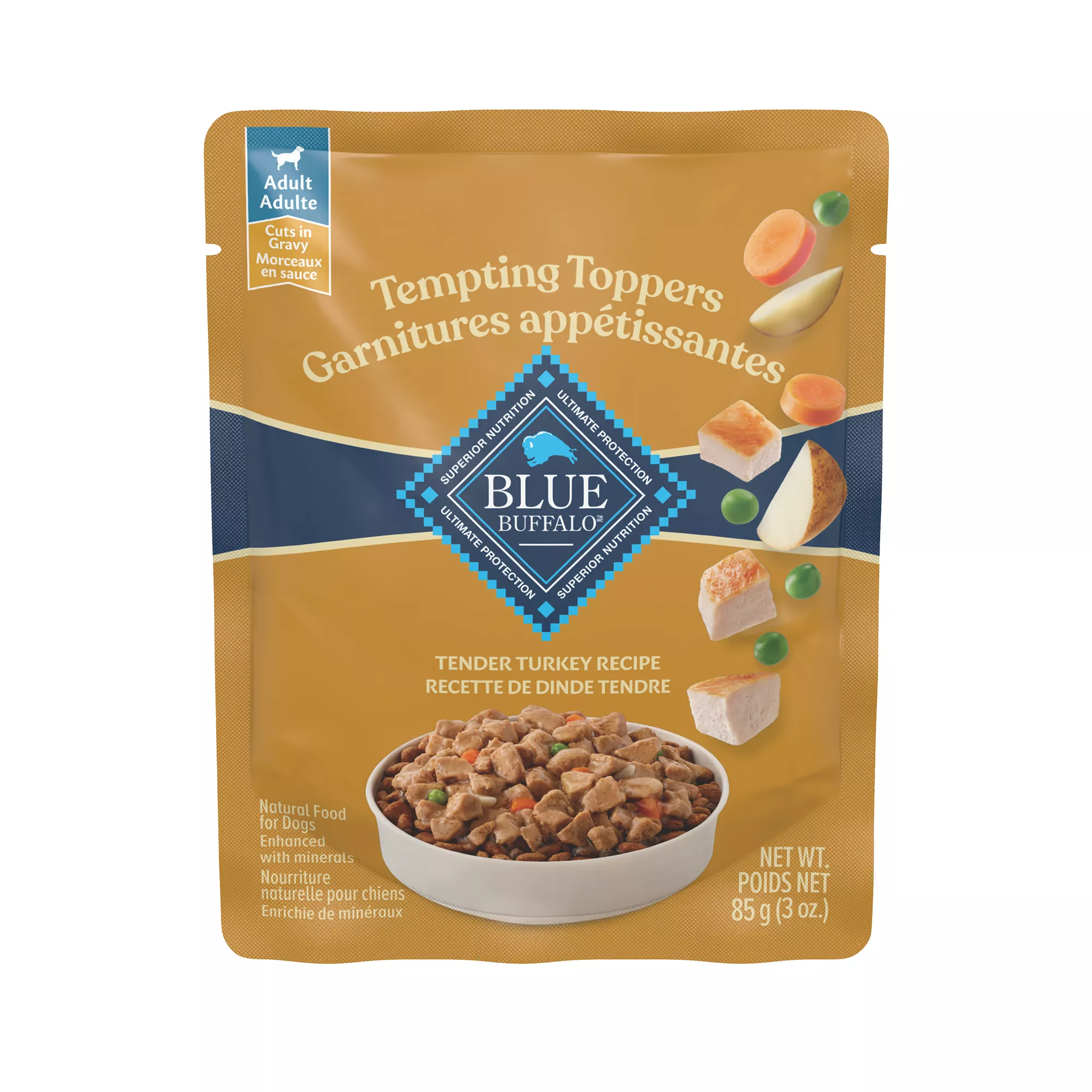 Blue Buffalo Tempting Toppers Adult Dog Food - Turkey