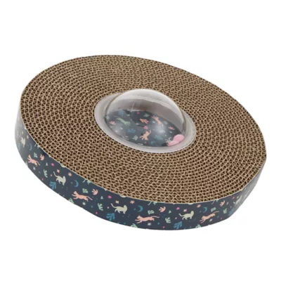 Product Whisker City® Navy Wobble Corrugate Cat Scratcher