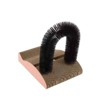 Product Whisker City® Fish Brush Novel Corrugate Cat Scratcher