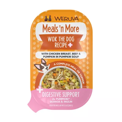 Product Weruva Dog Meals 'n More Adult Wet Dog Food - Digestive Support, Shreds in Pumpkin Soup, 3.5 oz