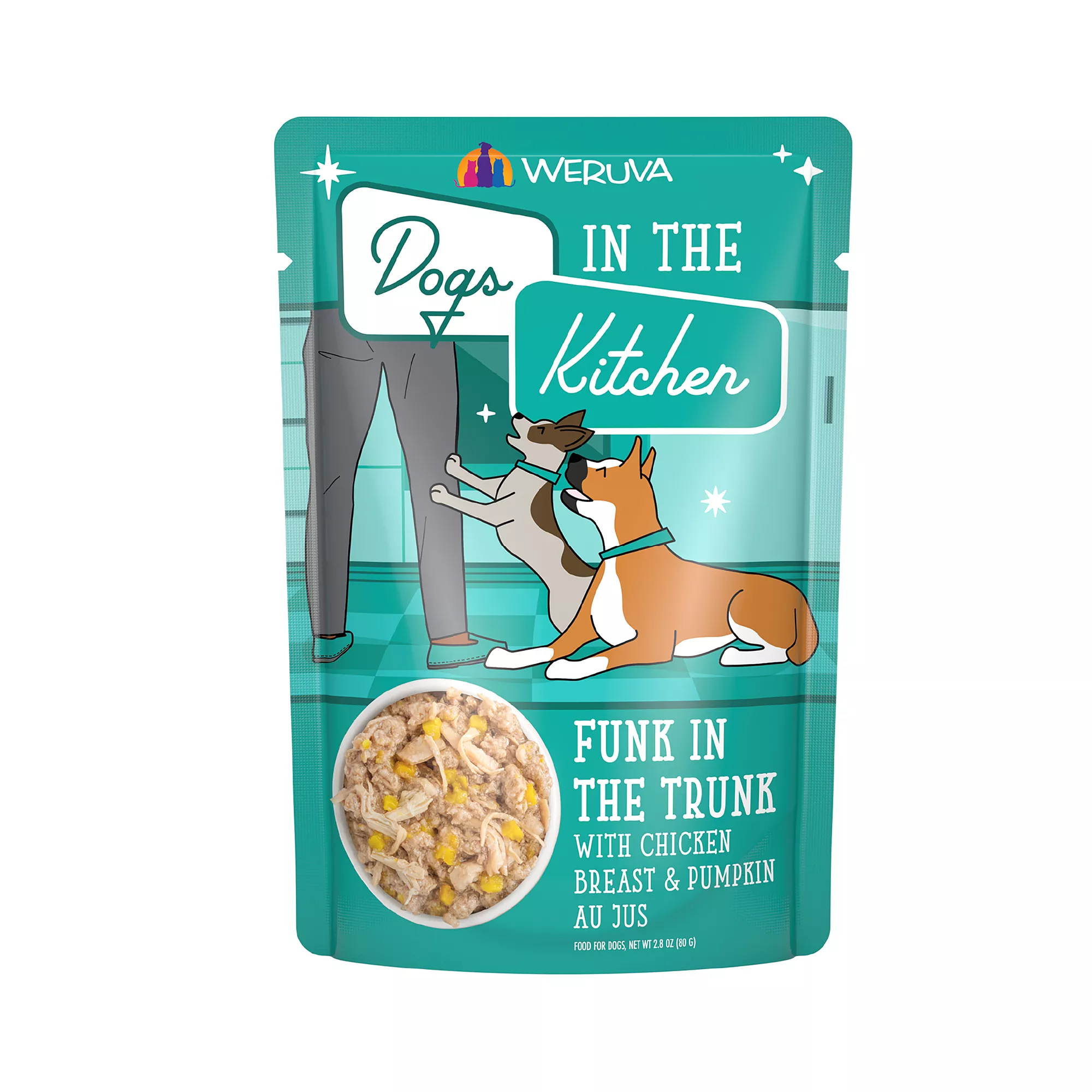 Weruva Dogs in the Kitchen Adult Wet Dog Food - Grain Free, Shreds in Au Jus, 2.8 oz