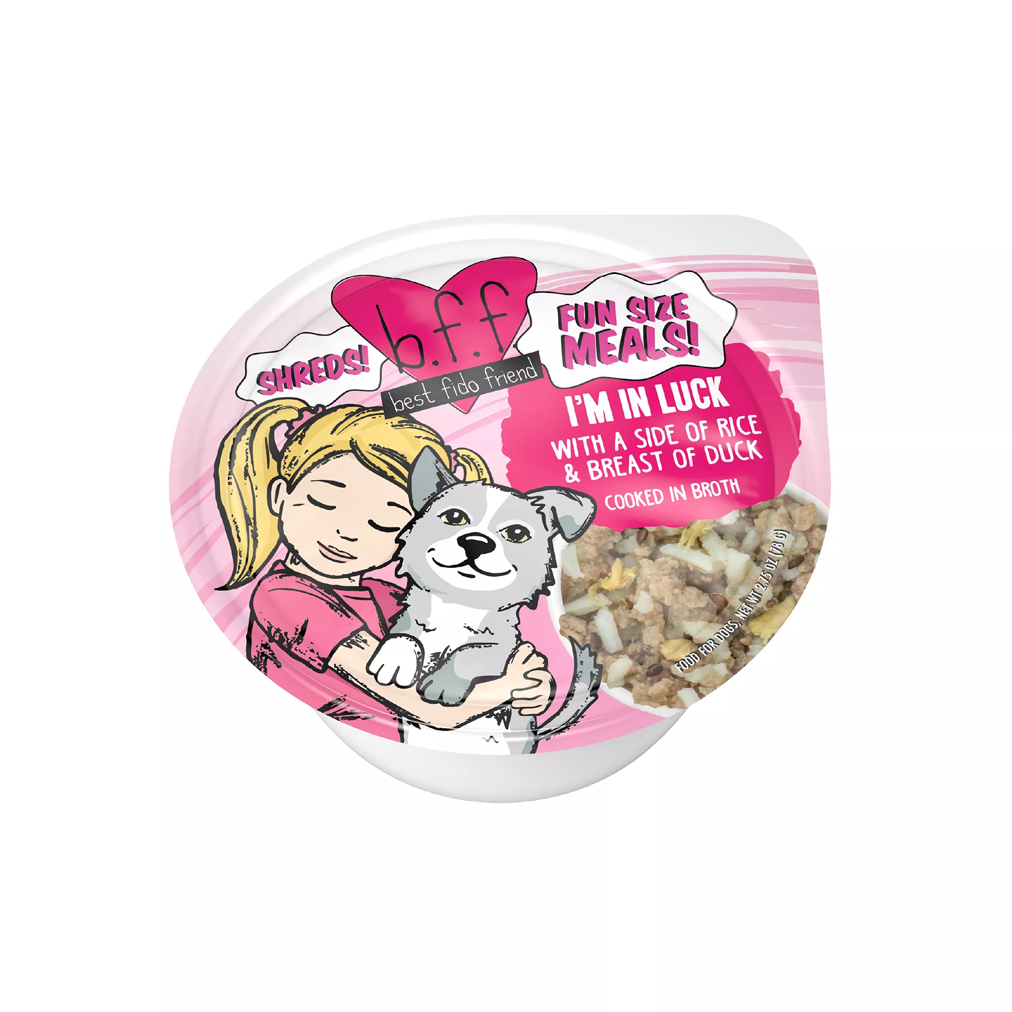 Weruva BFF Adult Wet Dog Food - Shreds in Broth, 2.75 oz