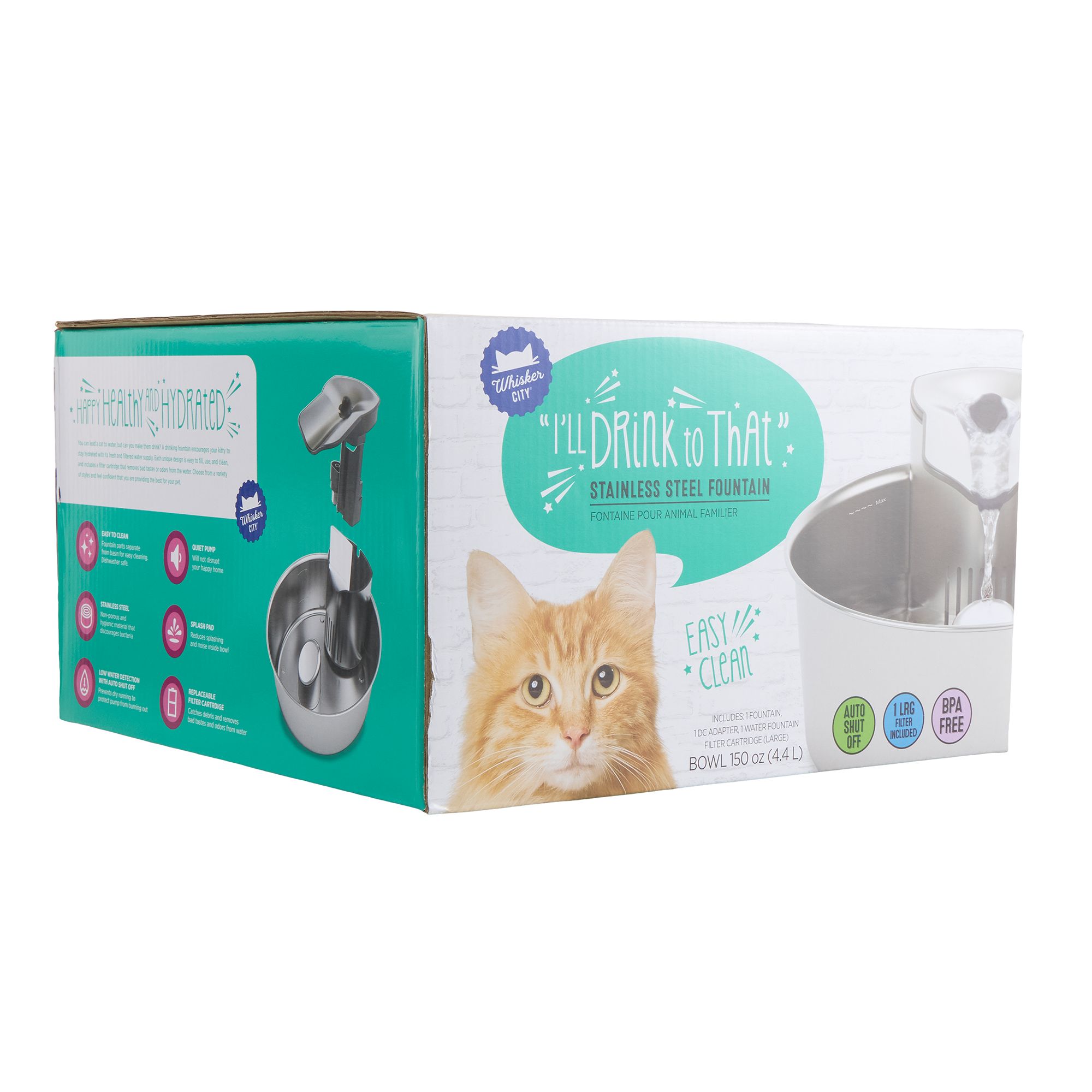 Cat Water Fountains Cat Bowls PetSmart Canada