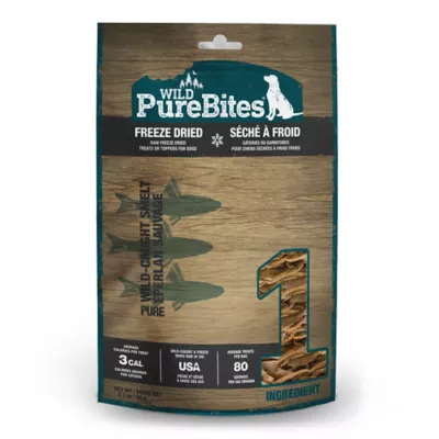 Wild PureBites Freeze Dried Dog Smelt Treats - Image 1