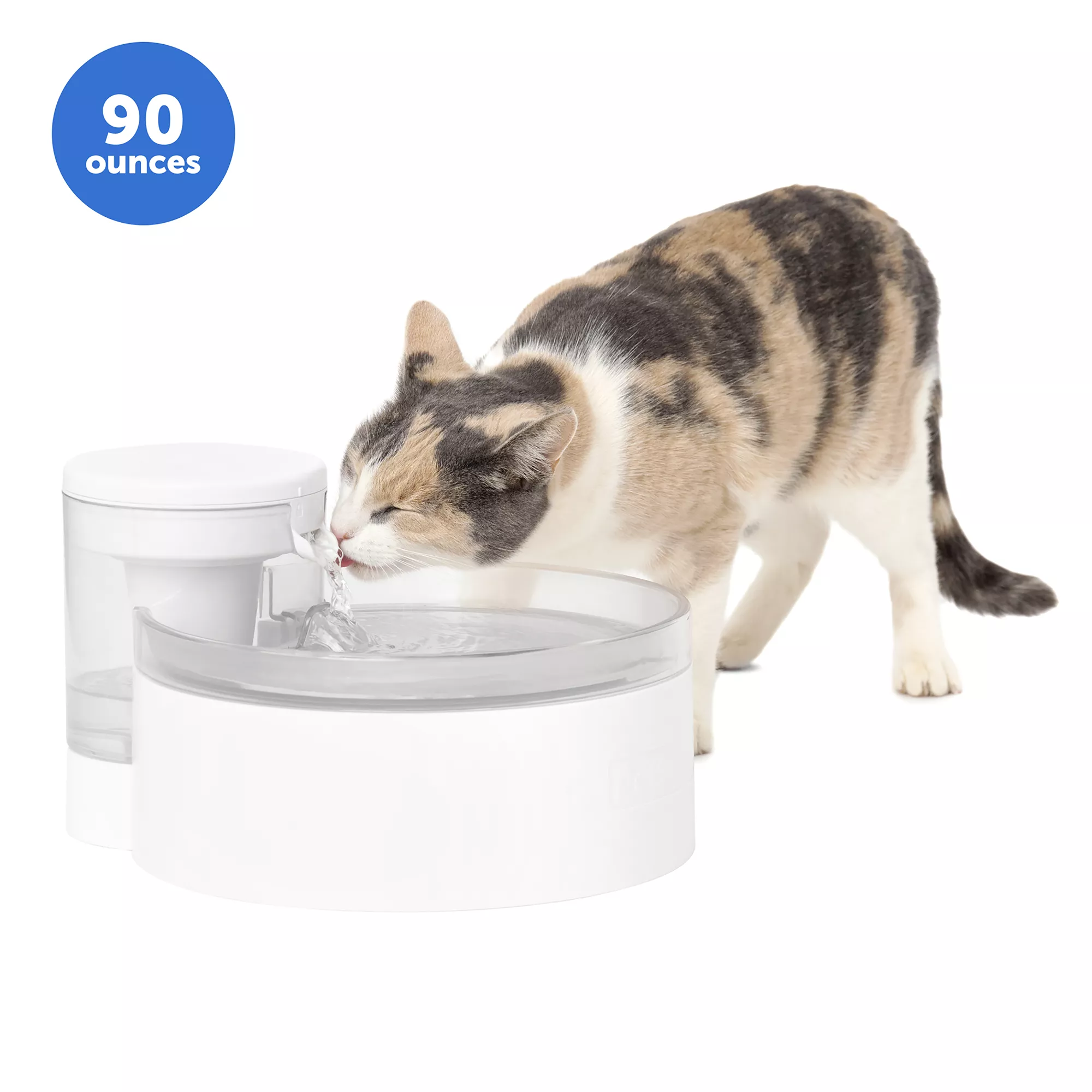 PetSafe® Outlast Pumpless Hydropspin Water Fountain 90 oz - Water Filter Included