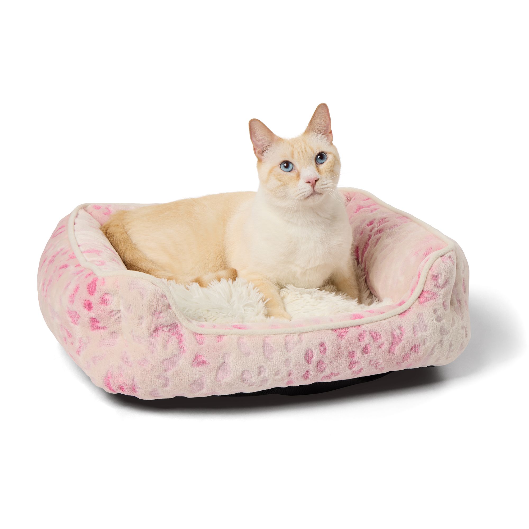 Light pink dog bed best sale