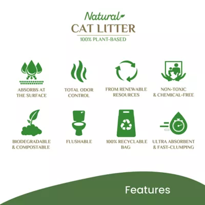 Product Almo Clumping all-natural cat litter - Biodegradable Compostable