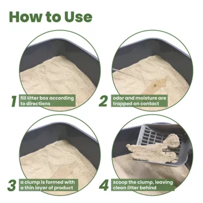 Product Almo Clumping all-natural cat litter - Biodegradable Compostable