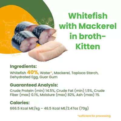 Product Almo Nature Wet Cat Food - Whitefish with Mackerel in Broth