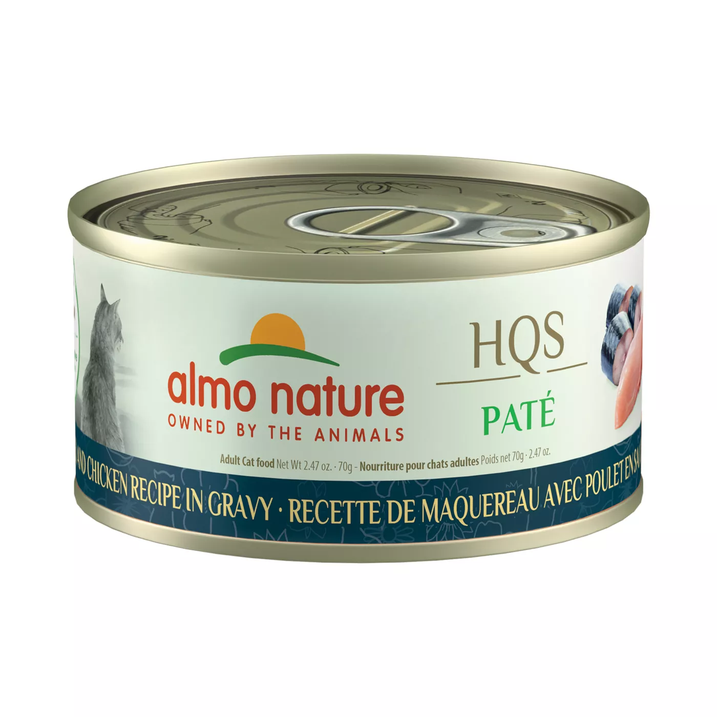 Product Almo Nature Wet Cat Food - Mackerel and Chicken Recipe in Gravy