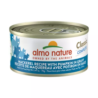 Product Almo Nature Classic Wet Cat Food - Mackerel Recipe with Pumpkin in Gravy