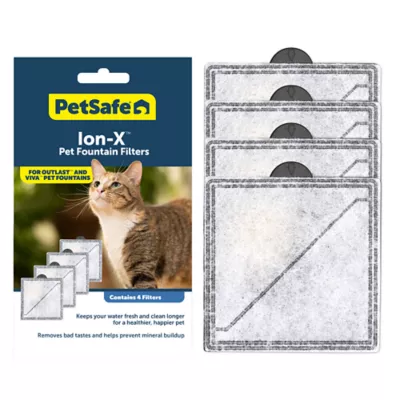 Product PetSafe® Ion-X Pet Fountain Filters - 4-Pack - Dual Filtration for Cleaner and Fresher Water