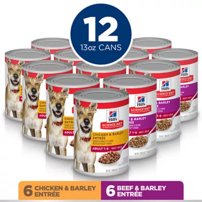 Product Hill's Science Diet Adult Wet Dog Food - Chicken & Beef, Variety Pack 12 ct