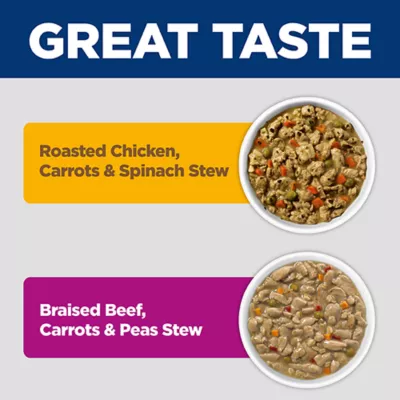 Product Hill's Science Diet Healthy Cuisine Small Breed Wet Dog Food - Chicken & Beef, Variety Pack 12 ct